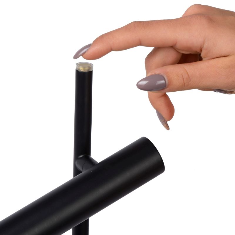 Lucide PHILON - Stolná lampa - Ø 13 cm - LED Rozm. - 1x4,5W 3000K - Čierna